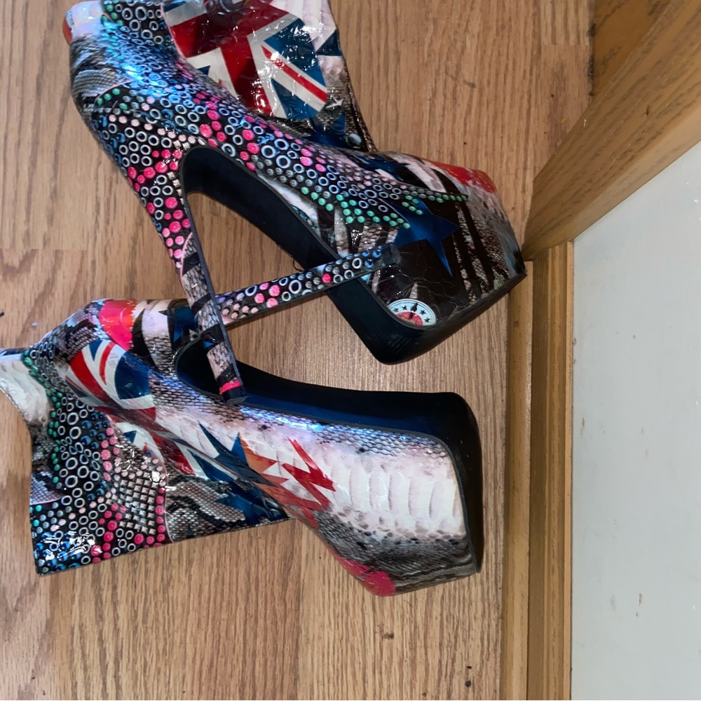 Rosetti Multicolor Platform Heels - image 2